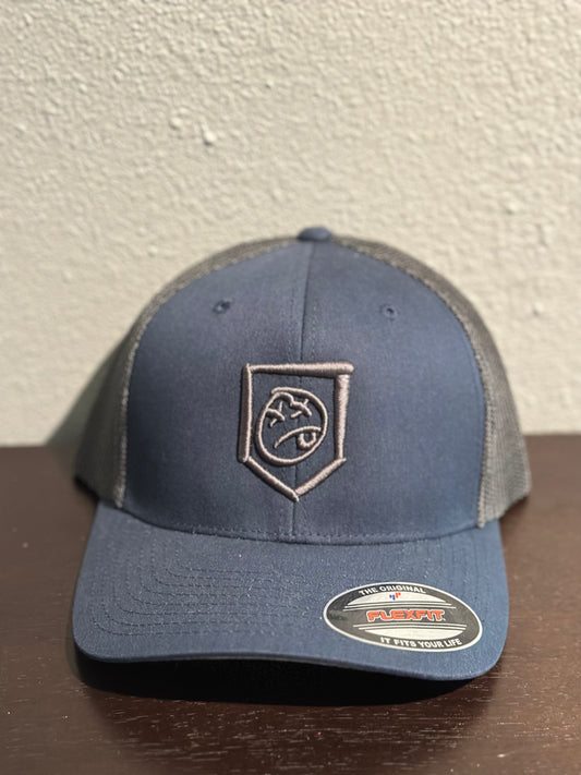 Navy/Charcoal Fitted Hat